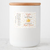 かぼちゃのスパイス手作り自家製せっけん |スクラブラベル フードラベル (正面)