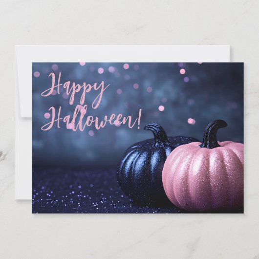 かぼちゃのハロウィン グリーティング カード (正面)