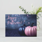 かぼちゃのハロウィン グリーティング カード (スタンド正面)