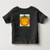 かぼちゃのハロウィンTシャツ トドラーTシャツ (裏面)