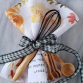 かぼちゃのパイの水彩レシピの伝統的なテオタオル キッチンタオル