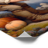 かぼちゃのパッチに登場する愛らしい大人のマンチキン2匹 ポスター (角)