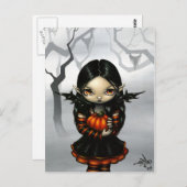 「かぼちゃのピクシー」はがきき ポストカード (正面/裏面)