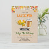 かぼちゃのピーパーティー招待状 招待状 (スタンド正面)