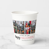 かぼちゃのランタン ハロウィン フォト コラージュ 紙コップ (裏面)