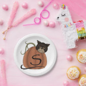 かぼちゃの中の猫 ペーパープレート (パーティー)