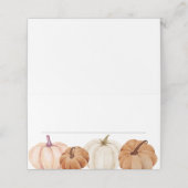 かぼちゃの名札 置きカード プレイスカード (外部開封)