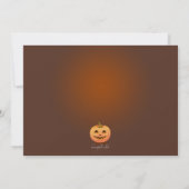 かぼちゃの彫りコンテスト招待状 招待状 (裏面)