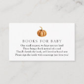 かぼちゃの格子状のベビー囲いカード用の本 エンクロージャーカード (正面)