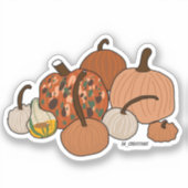 かぼちゃの詰め合わせ シール (正面)