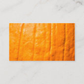 かぼちゃの質感ビジネスカードテンプレート 名刺 (裏面)