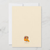 かぼちゃの配置 招待状 (裏面)