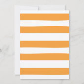 かぼちゃの1歳誕生日招待状 - 男の子 - 双子 招待状 (裏面)