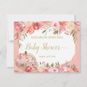 かぼちゃをエレガント推理するゲーム赤ちゃんシャワーゲーム 招待状 (裏面)