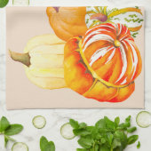 かぼちゃをキッチンタオルで刈る キッチンタオル (折り畳み)