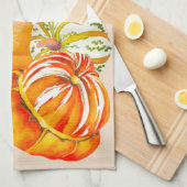 かぼちゃをキッチンタオルで刈る キッチンタオル (四つ折り)