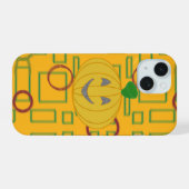 かぼちゃをドレスアップ iPhone 15ケース (裏面横)