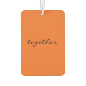 かぼちゃを一緒に カーエアーフレッシュナー (裏面)