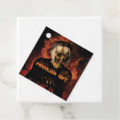 かぼちゃを持った邪悪な魔女。ハロウィン フェイバータグ (インサイチュ)