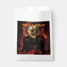 かぼちゃを持った邪悪な魔女。ハロウィン フェイバーバッグ