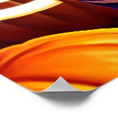 かぼちゃを持っている若い女性の長い髪 | AI Art ポスター (角)