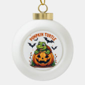 かぼちゃウミガメ セラミックボールオーナメント (正面)