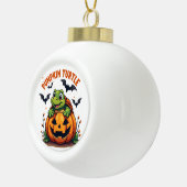 かぼちゃウミガメ セラミックボールオーナメント (右)
