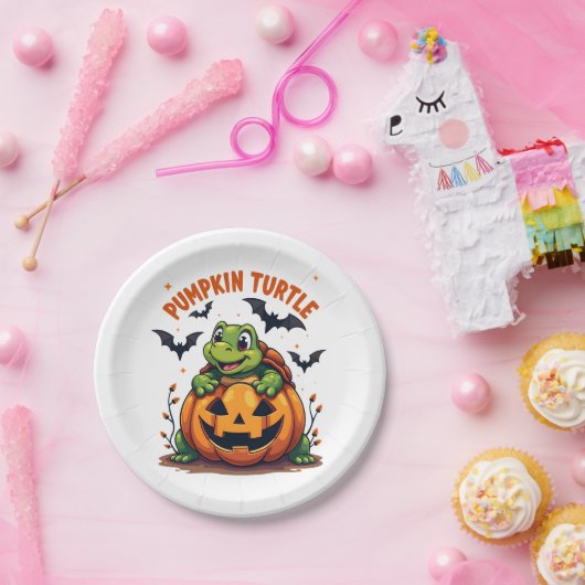 かぼちゃウミガメ ペーパープレート (パーティー)
