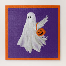 かぼちゃキャンディバケットによるトリックまたは処理幽霊