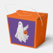かぼちゃキャンディバケットによるトリックまたは処理幽霊 フェイバーボックス (裏面サイド)