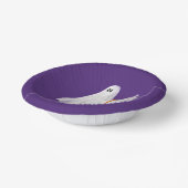 かぼちゃキャンディバケットによるトリックまたは処理幽霊 ペーパーボウル (傾斜あり)