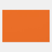 かぼちゃキャンディバケットによるトリックまたは処理幽霊 ラッピングペーパーシート (正面2)