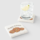 かぼちゃコースター ストーンコースター (横)