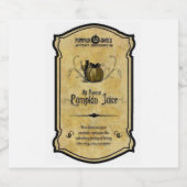 かぼちゃジュース リキュールボトルラベル (シングルラベル)