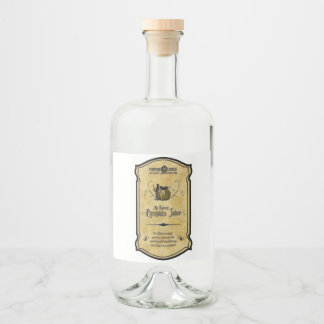 かぼちゃジュース リキュールボトルラベル