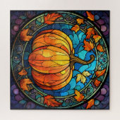 かぼちゃステンドグラスパズル ジグソーパズル (横)