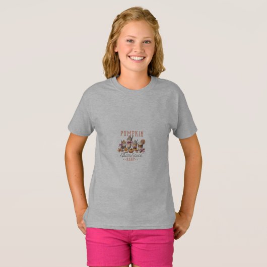 かぼちゃスパイスベビー Tシャツ (正面フル)