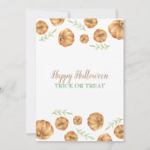 かぼちゃハロウィンパーティーの招待状 招待状 (裏面)