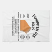 かぼちゃパイレシピキッチンタオル キッチンタオル (横)