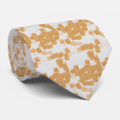 「かぼちゃパイ」幾何学的アートタイ ネクタイ (ロール)