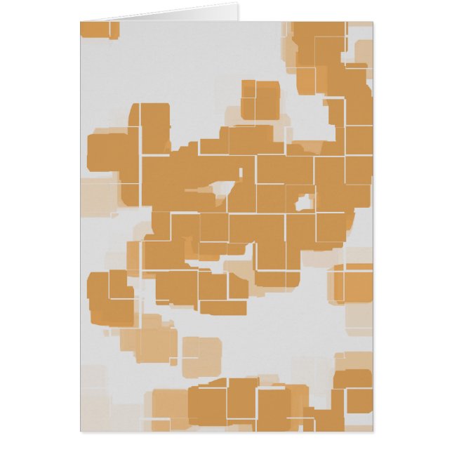 「かぼちゃパイ」幾何学的抽象芸術 (正面)