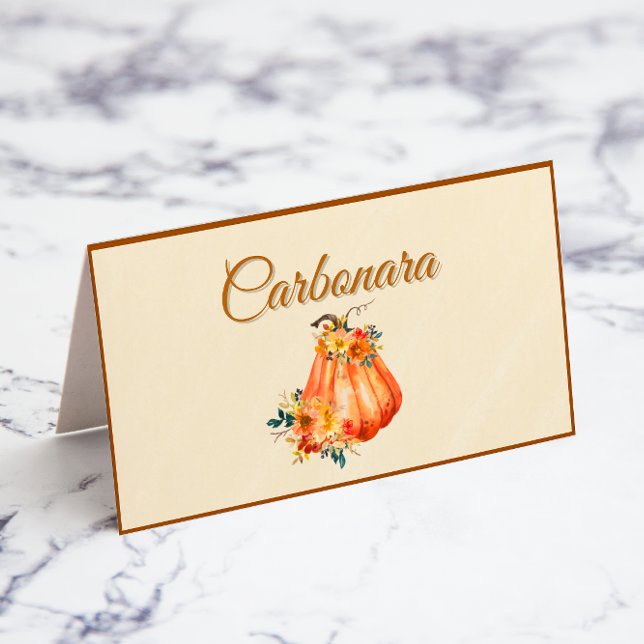 かぼちゃパッチ誕生日食品ラベル (Pumpkin Patch Birthday Food Label)