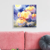 「かぼちゃパッチ」のキャンバスの印刷を伸ばす キャンバスプリント (インサイチュ (リビング))