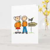 かぼちゃパッチ カード (黄色い花)