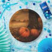 かぼちゃパッチ ペーパープレート (パーティー)