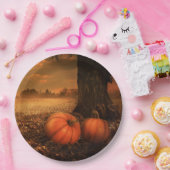 かぼちゃパッチ ペーパープレート (パーティー)