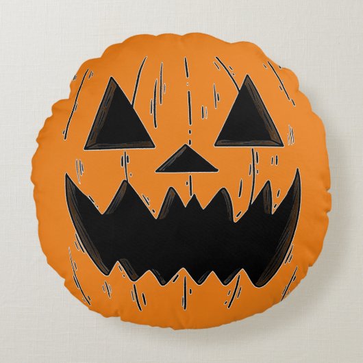 かぼちゃパッチ ラウンドクッション (正面)