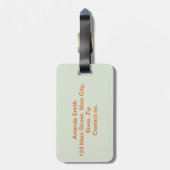 かぼちゃパッチ ラゲッジタグ (裏面縦)