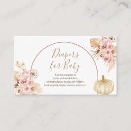 かぼちゃパンパベビー振りおむつベビー エンクロージャーカード