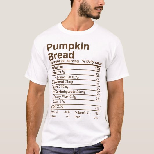 かぼちゃパン Tシャツ (正面)